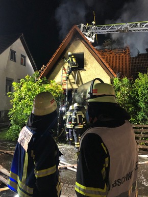 KFV Bodenseekreis: Wohnhausbrand in Markdorf