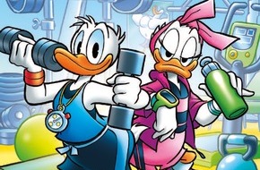 Egmont Ehapa Media GmbH: Sportliche Vorsätze: Mit Donald Duck im Lustigen Taschenbuch Fitness Nr. 1!