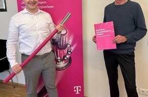 Deutsche Telekom AG: Abschlie&szlig;ender Glasfaserausbau in B&ouml;hen wird Realit&auml;t