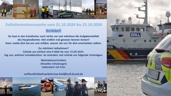 Hauptzollamt Kiel: HZA-KI: Zollinformationswoche beim Hauptzollamt Kiel