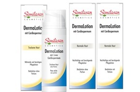 Similasan AG: Neue Similasan DermaLotionen mit Cardiospermum / Eine saubere Sache bei empfindlicher, leicht reizbarer Haut