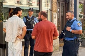 PD Limburg-Weilburg - Polizeipr&auml;sidium Westhessen: POL-LM: Pr&auml;ventivstreife in der Limburger Innenstadt - Polizei im Austausch mit B&uuml;rgerinnen und B&uuml;rgern