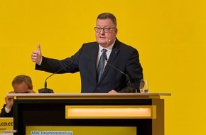 ADAC: Christian Reinicke erneut zum ADAC Präsidenten gewählt / ADAC Hauptversammlung mit wichtigen personellen und inhaltlichen Entscheidungen / positives Jahresergebnis