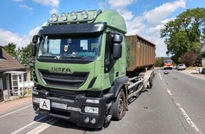 Freiwillige Feuerwehr Breckerfeld: FW-EN: Verkehrsunfall mit PKW und LKW auf dem Wengeberg