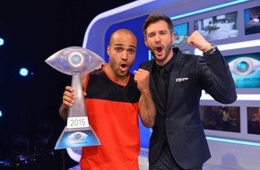 SAT.1: Sommermärchen 2015! David Odonkor gewinnt "Promi Big Brother", SAT.1 mit 19,4 Prozent Marktanteil die Prime Time