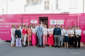 PINK CUBE Test Your Breast: PINK CUBE heute in Liestal: Brustkrebsfr&uuml;herkennung im Fokus &ndash; erste positive Bilanz des Mammografie-Screening-Programms in Baselland