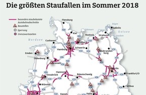 ADAC: Reisewelle erreicht Scheitelpunkt / ADAC Stauprognose für 27. bis 29. Juli / Mit Bayern und Baden-Württemberg starten die letzten Bundesländer in die Sommerferien