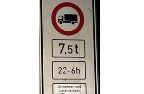 Polizeidirektion Landau: POL-PDLD: Sonderkontrolle Nachtfahrverbot B10 bei LD-Godramstein