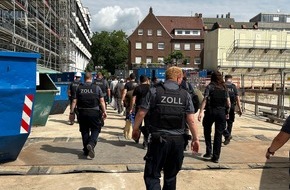Hauptzollamt Münster: HZA-MS: Zoll kontrolliert Bauvorhaben in Rheine, Dülmen und Münster / Mehr als jeder fünfte Bauarbeiter auf Großbaustelle in Rheine illegal tätig