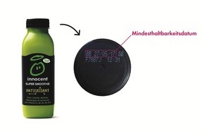 innocent Deutschland GmbH: Vorsorgliche Produktrücknahme / "innocent Super Smoothie Antioxidant grün" 360 ml, Mindesthaltbarkeitsdatum 27.05.2017, in Deutschland