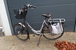 Polizeiinspektion Emsland/Grafschaft Bentheim: POL-EL: Lingen - Eigentümer/in eines Pedelec gesucht
