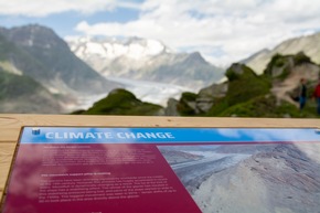 Geologie live am Grossen Aletschgletscher: der neue Geologiesteg Moosfluh ist eröffnet!