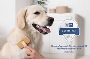 ZZF – Zentralverband der Heimtierbranche e.V.: IHK Potsdam und ZZF starten Qualifizierungsangebot für Hundefriseure