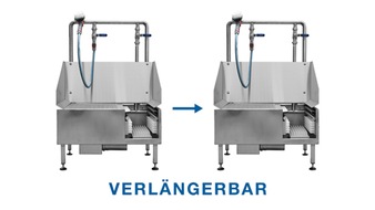 1A Edelstahl GmbH (ASCHL): ASCHL Presseinfo: Stiefelwaschanlage mit neuer Modulbauweise