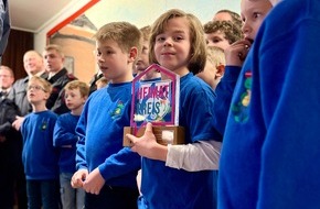 Feuerwehr Gemeinde Rheurdt: FW Rheurdt: Kinderfeuerwehr erhält den Heimatpreis der Gemeinde Rheurdt