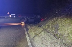 Polizeidirektion Landau: POL-PDLD: Birkweiler/B10 - Zu schnell in der Auffahrt