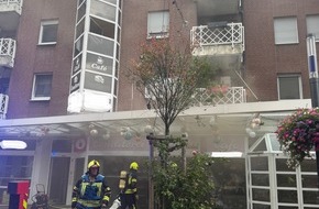 Feuerwehr Gelsenkirchen: FW-GE: Brand in Wohn- und Geschäftshaus in Gelsenkirchen-Buer