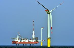 Trianel GmbH: Trianel Windpark Borkum trotzt schwierigen Wetterbedingungen /
Winterkampagne im Stadtwerke-Windpark im Plan