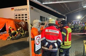 Feuerwehr Landkreis Leer: FW-LK Leer: Großübung nach MANV Lage in Bunde