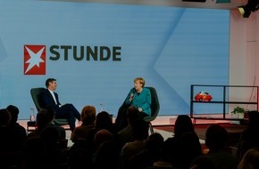 STERN: Livetalk-Format stern Stunde / Künstliche Intelligenz: Angela Merkel sieht Europa "vor großer Schlacht" mit den USA