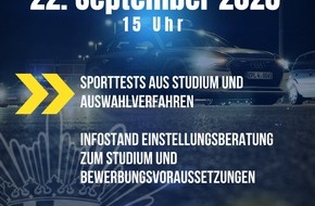 Polizeidirektion Montabaur: POL-PDMT: Trainiere mit echten Polizisten für den Einstellungstest