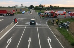 Polizei Düren: POL-DN: Heftige Kollision auf der Kreuzung