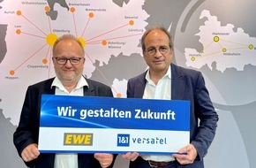 1&1 Versatel GmbH: 1&1 Versatel und EWE TEL schließen Open-Access-Kooperation: Highspeed-Internet für Unternehmen im Nordwesten
