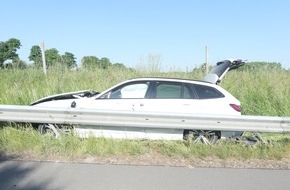 Polizeiinspektion Delmenhorst / Oldenburg - Land / Wesermarsch: POL-DEL: Autobahnpolizei Ahlhorn: Verkehrsunfall mit einer leicht verletzten Person auf der Autobahn 1 in der Gemeinde Emstek