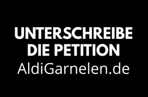 Influencer an Aldi: "Stoppt das Augenabschneiden, Stoppt das Ersticken" / Prominente konfrontieren den Discounter mit Tierquälerei in Garnelen-Lieferkette