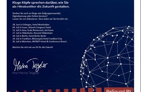 GN Hearing GmbH: Gemeinsam die Zukunft gestalten - für besseres Hören: Hörakustiker aus ganz Deutschland beim "ReSound Zukunfts-Dialog"