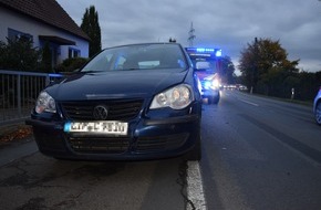 Kreispolizeibehörde Herford: POL-HF: Verkehrsunfall mit Verletzten -
Junge Fahrerin fährt auf