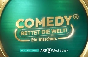 Neue SWR Show im Ersten: "Comedy rettet die Welt!" ab 17. März