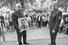 POL-MK: Schweigeminute für getöteten Kollegen im Saarland