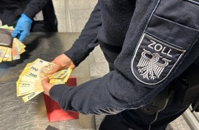 Generalzolldirektion: GZD: Internationale Barmittelkontrolloperation "BELENOS II" / Sicherstellung von 1,6 Millionen Euro nicht angemeldetem Bargeld