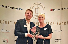 bonprix Handelsgesellschaft mbH: bonprix gewinnt als "Bester Markenshop" den Internet World Business Shop-Award