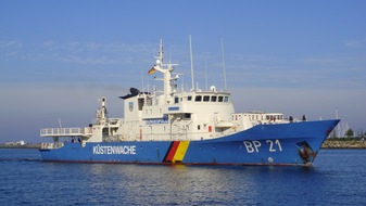 Bundespolizeiinspektion See Warnemünde: BPOL-See: "Alte Dame" geht auf ihre letzte Seereise