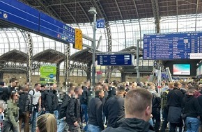 Bundespolizeiinspektion Hamburg: BPOL-HH: Einsatz der Bundespolizei im bahnpolizeilichen Bereich zur Begegnung in der 1. Bundesliga FC St. Pauli - VfB Stuttgart- Bundespolizei zieht positive Bilanz-