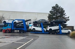 Polizei Mettmann: POL-ME: Verkehrsunsicher: Autotransporter aus dem Verkehr gezogen - 2512010