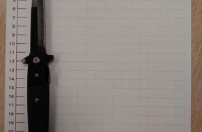 Bundespolizeidirektion Sankt Augustin: BPOL NRW: Bundespolizei stellt Springmesser bei Handgepäckkontrolle am Flughafen Köln/Bonn sicher
