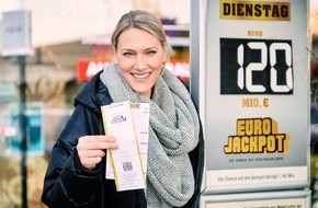 Eurojackpot: Maximaljackpot geht in die Verlängerung / Am Dienstag vierte Ziehung mit 120 Millionen Euro