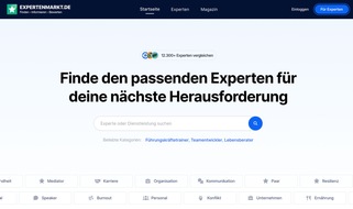 Trustmarkt GmbH: Expertenmarkt.de schafft Transparenz: Neue Plattform für Berater, Coaches und Spezialisten startet mit knapp 12.000 Anbietern