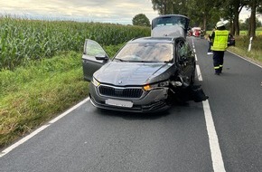Kreisfeuerwehr Rotenburg (Wümme): FW-ROW: Schwerer Verkehrsunfall auf der Kreisstraße 139 - Motorradfahrer schwer verletzt +++ Katze in misslicher Lage