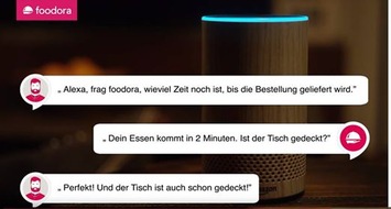 foodora GmbH: Alexa, Siri und Google Assistant - Voice Ordering bei foodora auf dem Vormarsch