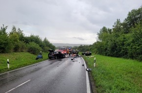 Feuerwehren des Landkreises Ravensburg: LRA-Ravensburg: Verkehrsunfall mit mehreren Verletzten