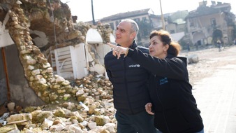 UNICEF Schweiz und Liechtenstein: Ein Jahr nach den Erdbeben: Anatole Taubman im türkisch-syrischen Grenzgebiet