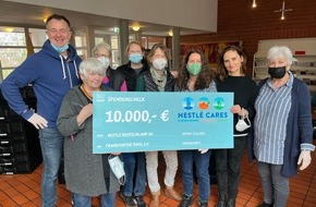 Nestlé Deutschland AG: Unterstützung für den guten Zweck: Nestlé Deutschland spendet 10.000 Euro an Frankfurter Tafel e.V.