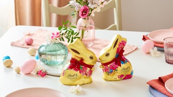 Lindt & Sprüngli GmbH: Frühlingsgefühle pur: die neue GOLDHASE Blumen Edition