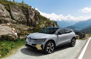 Renault Suisse SA: RENAULT MEGANE E-TECH ELECTRIC SUR LE PODIUM DE LA VOITURE SUISSE DE L'ANNÉE 2022