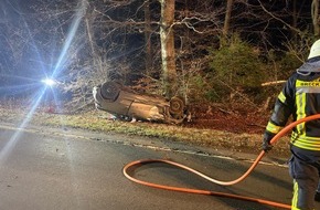 Freiwillige Feuerwehr Breckerfeld: FW-EN: Verkehrsunfall L528 und Landeplatzsicherung Rettungshubschrauber