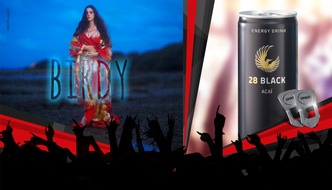 28 BLACK: "Live in Concert" mit Energy Drink 28 BLACK / Deckelcodes sammeln und Konzerttickets für Nickelback und Birdy gewinnen (FOTO)